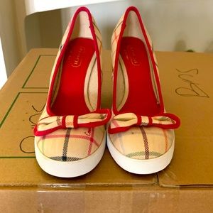 Coach Wedges- never worn